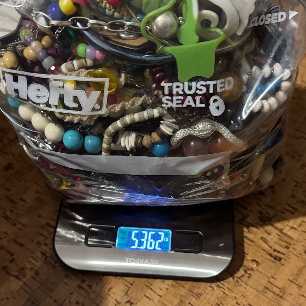 Mixed Bead and Chain Jewelry Lot